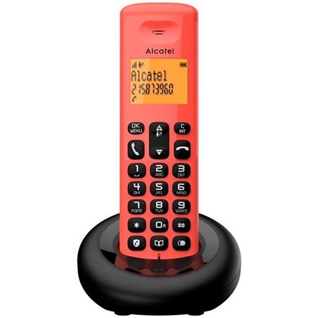 TELEFONO INALAMBRICO E160 ROJO ALCATEL - E160RD.