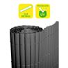 CAÑIZO PLÁSTICO DOBLE CARA 1X3 METROS GRIS OSCURO SUNGARDEN - SG0036