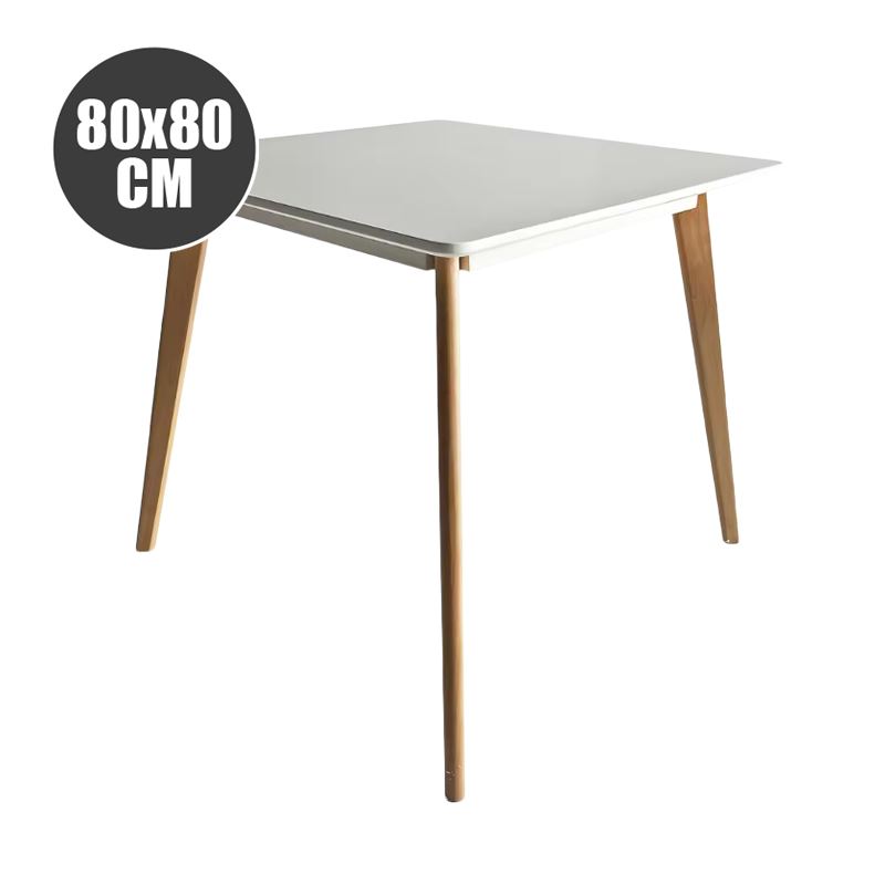 MESA DESIGN D900 80X80CM BLANCA MUVIP - MV0567
