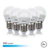 PACK 5 BOMBILLAS LED G45 | 6W | 500LM | E27 | LUZ FRIA | ELBAT - EB0535
