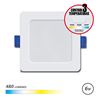 DOWNLIGHT CUADRADO 6W | 480LM | SELECTOR 3 TEMPERATURAS ELBAT - EB0528