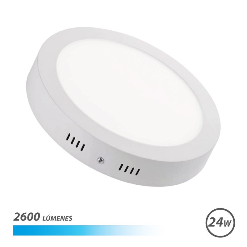 DOWNLIGHT CIRCULAR SOBRE PARED LED 24W LUZ BLANCA ELBAT - EB0538