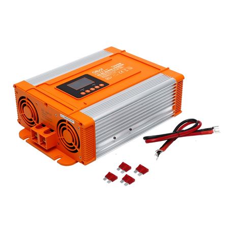 CONVERTIDOR DE CORRIENTE ONDA PURA CON PANTALLA LCD 1200W ELBAT - EB0513