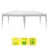 CARPA PLEGABLE ACERO 3X6 METROS BLANCA SUNGARDEN - SG0023