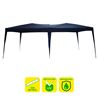 CARPA PLEGABLE ACERO 3X6 METROS AZUL OSCURO SUNGARDEN - SG0024