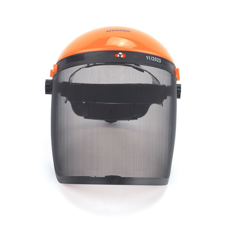 VISERA DE PROTECCION FACIAL METALICA NARANJA SEPARADA MADER - 69701