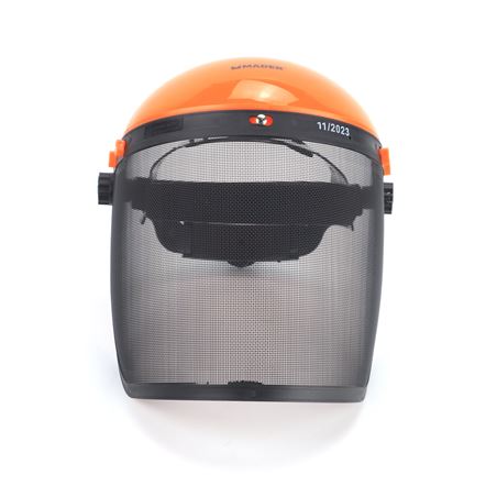 VISERA DE PROTECCION FACIAL METALICA NARANJA SEPARADA MADER - 69701