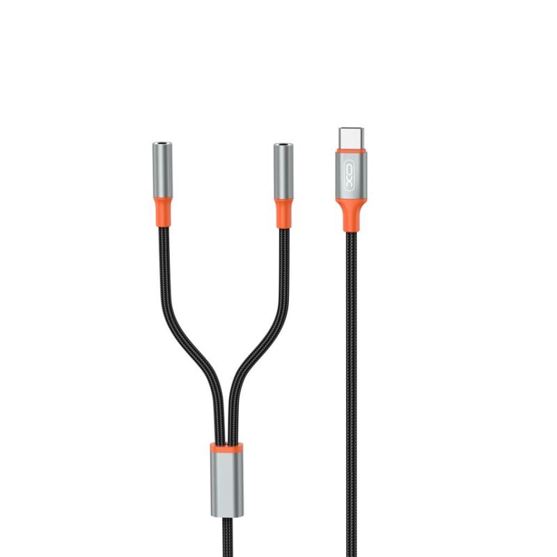 CABLE ADAPTADOR TIPO C A 2 MINI JACK HEMBRA XO - XONBR269B