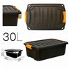 CAJA DE ALMACENAJE 60X39X20CM NEGRA PARABOX - 13636