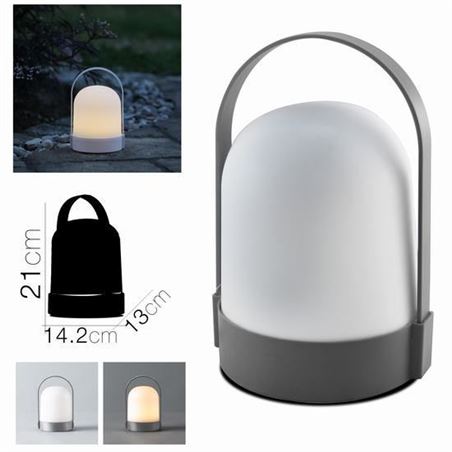 LAMPARA LED CAMPING PORTATIL 14X13X21CM - 25393