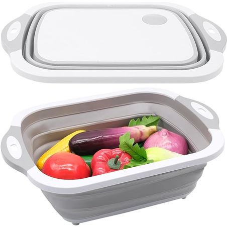 FREGADERO PLEGABLE CON DESAGÜE 40X30CM - BE01013372342