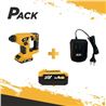 MARTILLO PERFORADOR 20V 1.5 JULIOS + BATERIA 2AH + CARGADOR BLIM - PACK183-1