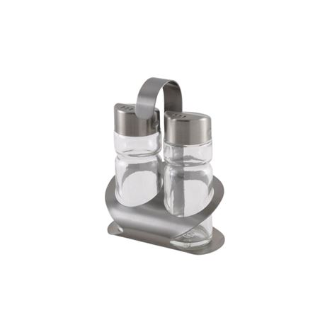 SET SALERO Y PIMENTERO ACERO INOX MONIX - M270201C