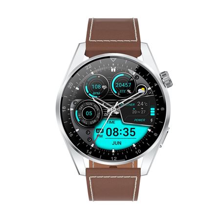 SMARTWATCH W3 PRO 1.36" IPS | LLAMADAS BT | | 2 CORREAS | PLATA XO - XOW3SL-2