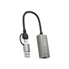 ADAPTADOR DE RJ45 A USB-A Y USB-C HUB018 XO - XOHUB018