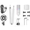 MICROFONO MMIC-XT BLANCO | BRAZO REGULABLE | RGB | ACCESORIOS | MARS GAMING - MMICXTW-2