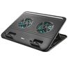 BASE DE REFRIGERACION DOBLE VENTILADOR TRUST CYCLONE HASTA 16" - 17866