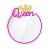 ESPEJO DECORATIVO CON NEON LED QUEEN FOREVER - RTV200018
