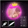 ESPEJO DECORATIVO CON NEON LED QUEEN FOREVER - RTV200018-1