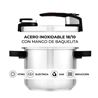 OLLA RAPIDA TEKNA 22CM 7 LITROS INOX BRA - A185603-2