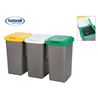 SET 3 PAPELERAS DE RECICLAJE DE 25LITROS TONTARELLI - 8105744CA28