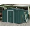 CASETA DE METAL | PUERTAS CORREDERAS 300X304.5X214.5CM (9.14M2) VERDE SUNGA - SG0127-1