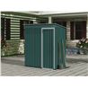 CASETA DE METAL | PUERTAS CORREDERAS 91X151X182CM (1.37M2) VERDE SUNGARDEN - SG0128-1