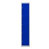 TAQUILLA METÁLICA 5 PUERTAS 1800X300X500MM AZUL CROMAD - CR1187-1