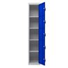 TAQUILLA METÁLICA 5 PUERTAS 1800X300X500MM AZUL CROMAD - CR1187-2