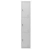 TAQUILLA METÁLICA 3 PUERTAS 1800X300X500MM CROMAD - CR1179-1