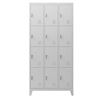 TAQUILLA METÁLICA CON PATAS 12 PUERTAS 1900X1000X500MM CROMAD - CR1182-1