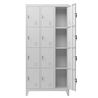 TAQUILLA METÁLICA CON PATAS 12 PUERTAS 1900X1000X500MM CROMAD - CR1182-2