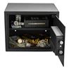CAJA FUERTE ELECTRÓNICA CON DETECTOR DE HUELLA 300X380X300MM CROMAD - CR1198-4