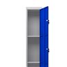 TAQUILLA METÁLICA 3 PUERTAS 1800X300X500MM AZUL CROMAD - CR1185-3