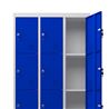 TAQUILLA METÁLICA CON PATAS 12 PUERTAS 1900X1000X500MM AZUL CROMAD - CR1188-3