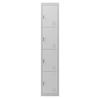 TAQUILLA METÁLICA 4 PUERTAS 1800X300X500MM CROMAD - CR1180-1
