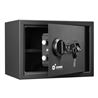 CAJA FUERTE ELECTRÓNICA CON DETECTOR DE HUELLA 250X350X250MM CROMAD - CR1197-4
