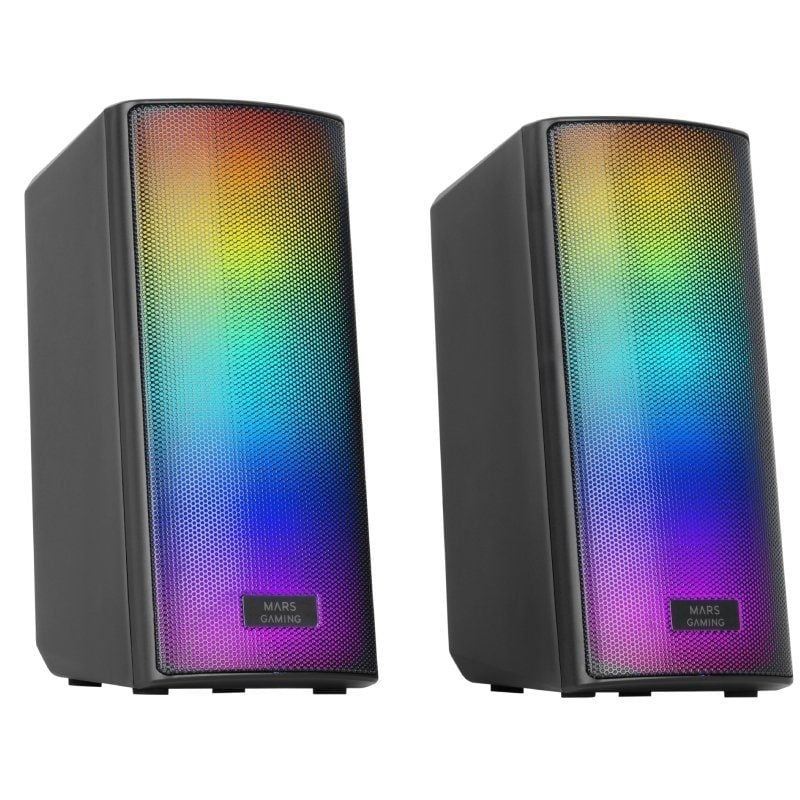 ALTAVOCES BLUETOOTH MSRGB2W 15W NEGROS MARS GAMING - MSRGB2