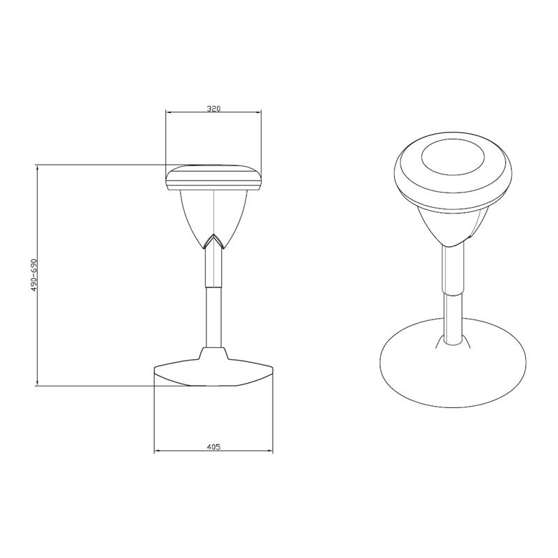 TABURETE MULTIUSOS BALANCIN DESIGN VERDE CROMAD - CR1151-1