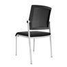 LOTE 4 SILLAS CONFIDENTE DESIGN APILABLES ESTRUCTURA METÁLICA CROMAD - CR1152-5