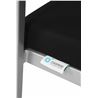 LOTE 4 SILLAS CONFIDENTE DESIGN APILABLES ESTRUCTURA METÁLICA CROMAD - CR1152-7