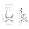 SILLA OFICINA GAMA SENIOR SE3000 CROMAD - CR1123-5