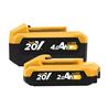 PACK 20V TALADRO PERCUTOR + RADIAL 115/125MM | BATERIAS 2AH Y 4AH BLIM - BL0416-3