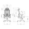 SILLA OFICINA GAMA SENIOR SE7000 CROMAD - CR1129-6