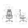 SILLA OFICINA GAMA SENIOR SE1300 CROMAD - CR1134-7