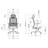 SILLA OFICINA GAMA SENIOR SE1000 CROMAD - CR1121-3