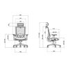 SILLA OFICINA GAMA SENIOR SE1100 CROMAD - CR1132-7