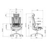 SILLA OFICINA GAMA SENIOR SE1200 CROMAD - CR1133-7