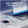 CABLE USB C A LIGHTNING | 3A | 1MTR BLANCO VENTION - LAKWF-1