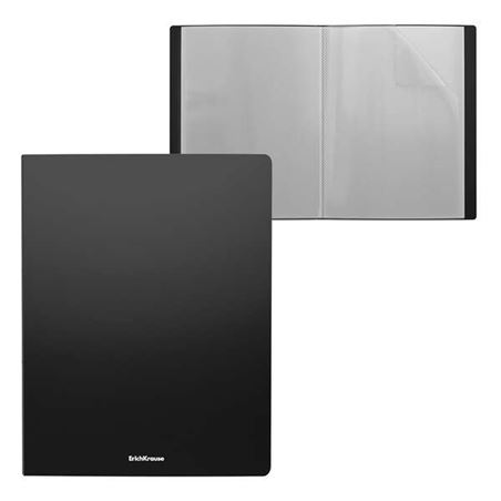 CARPETA DE 30 FUNDAS INTERIORES A4 NEGRO ERICHKRAUSE - 59189
